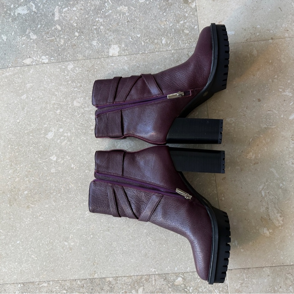 Vince Camuto Dark Purple Heeled Boots